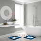 RIDDER Badteppich Coins 55×50 cm Blau 7103803 RIDDER Badteppich Coins 55×50 cm Blau 7103803