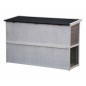 @Pet Kaninchenstall Bigfoot Holz 137×50×85 cm Weiß 26024 @Pet Kaninchenstall Bigfoot Holz 137×50×85 cm Weiß 26024
