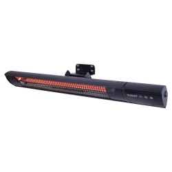 Sunred Wandheizstrahler Royal Diamond Dark 2500W Rotgold-Kohle Schwarz
