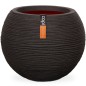 Capi Blumentopf Nature Rib Kugel 62 x 48 cm Schwarz KBLR271 Capi Blumentopf Nature Rib Kugel 62 x 48 cm Schwarz KBLR271