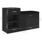 Schuhbank Hochglanz-Schwarz 94,5x31x57 cm Holzwerkstoff Schuhbank Hochglanz-Schwarz 94,5x31x57 cm Holzwerkstoff