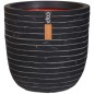 Capi Blumentopf Nature Row Oval 43 x 41 cm Anthrazit KRWZ933 Capi Blumentopf Nature Row Oval 43 x 41 cm Anthrazit KRWZ933