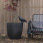 Capi Pflanzgefäß Oval Urban Smooth 43x41 cm Schwarz KBL933 Capi Pflanzgefäß Oval Urban Smooth 43x41 cm Schwarz KBL933
