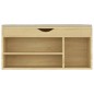 Schuhbank mit Kissen Sonoma-Eiche 104x30x49 cm Holzwerkstoff Schuhbank mit Kissen Sonoma-Eiche 104x30x49 cm Holzwerkstoff