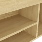 Schuhbank mit Kissen Sonoma-Eiche 104x30x49 cm Holzwerkstoff Schuhbank mit Kissen Sonoma-Eiche 104x30x49 cm Holzwerkstoff