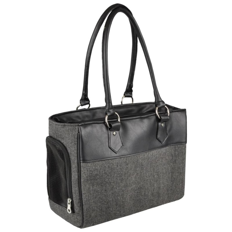 FLAMINGO Haustier-Tragetasche Lior Schwarz 45 x 19 x 29 cm FLAMINGO Haustier-Tragetasche Lior Schwarz 45 x 19 x 29 cm