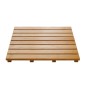 RIDDER Holz-Badteppich Grating Nature 52 x 52 cm RIDDER Holz-Badteppich Grating Nature 52 x 52 cm