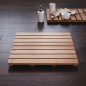 RIDDER Holz-Badteppich Grating Nature 52 x 52 cm RIDDER Holz-Badteppich Grating Nature 52 x 52 cm