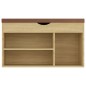 Schuhbank mit Kissen Sonoma-Eiche 80x30x47 cm Holzwerkstoff Schuhbank mit Kissen Sonoma-Eiche 80x30x47 cm Holzwerkstoff