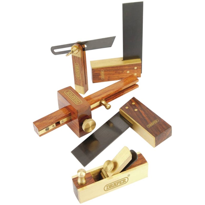 Draper Tools Mini-Holzarbeiten-Set 5-tlg. Draper Tools Mini-Holzarbeiten-Set 5-tlg.