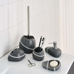 RIDDER Zahnputzbecher Little Rock Grau