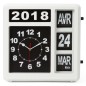 Perel Klappzahlen-Wanduhr 31x31 cm Französische Version Perel Klappzahlen-Wanduhr 31x31 cm Französische Version