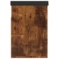 Schuhbank mit Kissen Räuchereiche 80x30x47 cm Holzwerkstoff Schuhbank mit Kissen Räuchereiche 80x30x47 cm Holzwerkstoff
