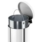 Hailo Tretmülleimer Solid L 18 L Edelstahl mit Verzinktem Inneneimer Hailo Tretmülleimer Solid L 18 L Edelstahl mit Verzinktem Inneneimer