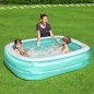 BestwaySchwimmbecken Rechteckig 201x150x51 cm Blau BestwaySchwimmbecken Rechteckig 201x150x51 cm Blau