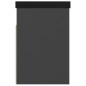 vidaXL Schuhbank mit Kissen Grau 80x30x47 cm Holzwerkstoff vidaXL Schuhbank mit Kissen Grau 80x30x47 cm Holzwerkstoff