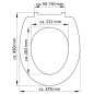 SCHÜTTE Toilettensitz mit Absenkautomatik CARRIBEAN Duroplast Bedruckt SCHÜTTE Toilettensitz mit Absenkautomatik CARRIBEAN Duroplast Bedruckt