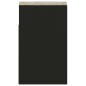 Schuhbank mit Kissen Schwarz 104x30x49 cm Holzwerkstoff Schuhbank mit Kissen Schwarz 104x30x49 cm Holzwerkstoff
