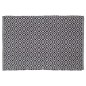 Sealskin Badematte Trellis Baumwolle 60x90 cm Schwarz und Weiß Sealskin Badematte Trellis Baumwolle 60x90 cm Schwarz und Weiß