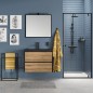 Sealskin Badematte Trellis Baumwolle 60x90 cm Schwarz und Weiß Sealskin Badematte Trellis Baumwolle 60x90 cm Schwarz und Weiß