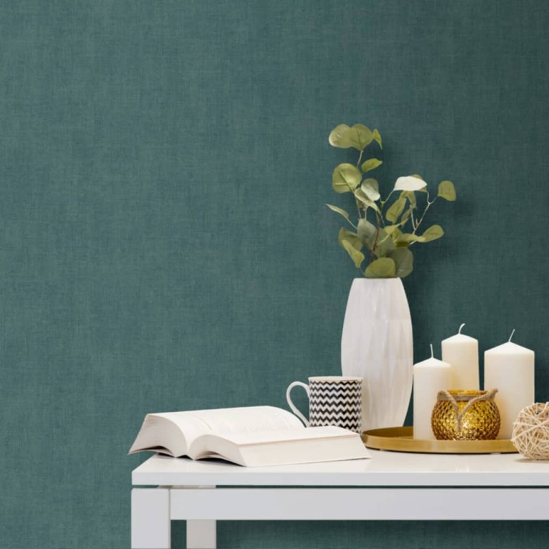 DUTCH WALLCOVERINGS Tapete Einfarbig Grün DUTCH WALLCOVERINGS Tapete Einfarbig Grün