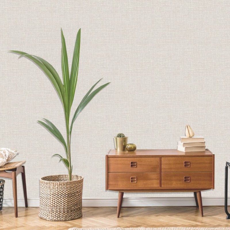 DUTCH WALLCOVERINGS Tapete Fadenmuster Creme DUTCH WALLCOVERINGS Tapete Fadenmuster Creme