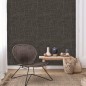 DUTCH WALLCOVERINGS Tapete Fadenmuster Schwarz DUTCH WALLCOVERINGS Tapete Fadenmuster Schwarz
