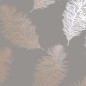 DUTCH WALLCOVERINGS Tapete Fawning Feather Grau und Rotgolden DUTCH WALLCOVERINGS Tapete Fawning Feather Grau und Rotgolden