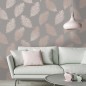 DUTCH WALLCOVERINGS Tapete Fawning Feather Grau und Rotgolden DUTCH WALLCOVERINGS Tapete Fawning Feather Grau und Rotgolden