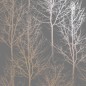 DUTCH WALLCOVERINGS Tapete Rhea Trees Grau und Rotgolden DUTCH WALLCOVERINGS Tapete Rhea Trees Grau und Rotgolden