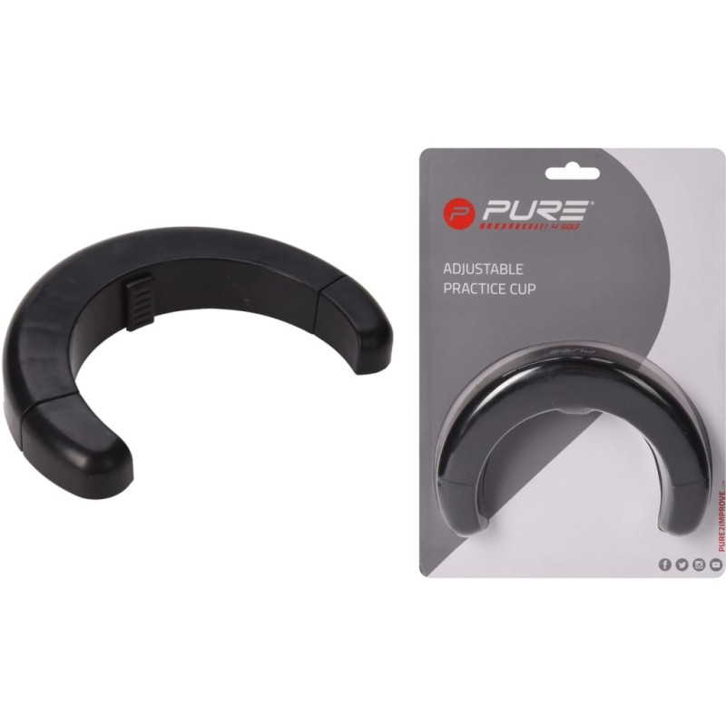 Pure2Improve Verstellbarer Golf-Übungsbecher Schwarz Pure2Improve Verstellbarer Golf-Übungsbecher Schwarz