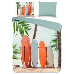 Good Morning Bettwäsche-Set SURF 135x200 cm Mehrfarbig