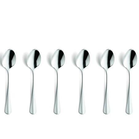 Amefa 6-tlg. Teelöffel-Set Baguette Mittegroß