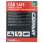 Carpoint Auto Safe Stahl 22,5x16x7,5cm Schwarz Carpoint Auto Safe Stahl 22,5x16x7,5cm Schwarz