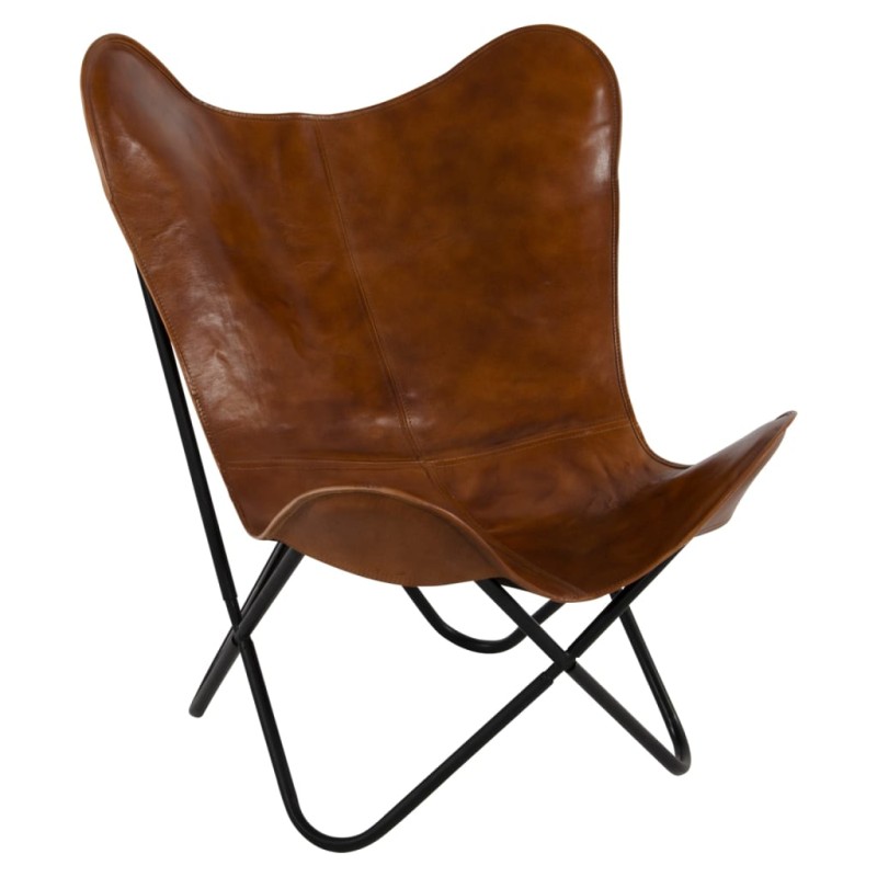 Lesli Living Butterfly-Sessel Buffalo 75x75x87 cm Braun Lesli Living Butterfly-Sessel Buffalo 75x75x87 cm Braun