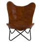 Lesli Living Butterfly-Sessel Buffalo 75x75x87 cm Braun Lesli Living Butterfly-Sessel Buffalo 75x75x87 cm Braun