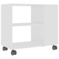 vidaXL Beistelltisch Weiß 70x35x55 cm Holzwerkstoff vidaXL Beistelltisch Weiß 70x35x55 cm Holzwerkstoff