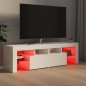 vidaXL TV-Schrank mit LED-Beleuchtung Hochglanz-Weiß 140x36,5x40 cm vidaXL TV-Schrank mit LED-Beleuchtung Hochglanz-Weiß 140x36,5x40 cm