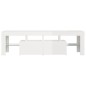 vidaXL TV-Schrank mit LED-Beleuchtung Hochglanz-Weiß 140x36,5x40 cm vidaXL TV-Schrank mit LED-Beleuchtung Hochglanz-Weiß 140x36,5x40 cm