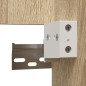 vidaXL Badschrank mit Spiegel Sonoma-Eiche Holzwerkstoff vidaXL Badschrank mit Spiegel Sonoma-Eiche Holzwerkstoff