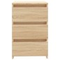 vidaXL Nachttisch Sonoma-Eiche 40x35x62,5 cm Holzwerkstoff vidaXL Nachttisch Sonoma-Eiche 40x35x62,5 cm Holzwerkstoff