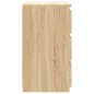 vidaXL Nachttisch Sonoma-Eiche 40x35x62,5 cm Holzwerkstoff vidaXL Nachttisch Sonoma-Eiche 40x35x62,5 cm Holzwerkstoff