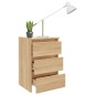 vidaXL Nachttisch Sonoma-Eiche 40x35x62,5 cm Holzwerkstoff vidaXL Nachttisch Sonoma-Eiche 40x35x62,5 cm Holzwerkstoff