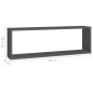vidaXL Würfelregale 6 Stk. Grau 80x15x26,5 cm Holzwerkstoff vidaXL Würfelregale 6 Stk. Grau 80x15x26,5 cm Holzwerkstoff