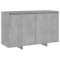 vidaXL Sideboard Betongrau 120x41x75 cm Holzwerkstoff vidaXL Sideboard Betongrau 120x41x75 cm Holzwerkstoff