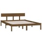 vidaXL Massivholzbett Honigbraun Kiefer 140x190 cm vidaXL Massivholzbett Honigbraun Kiefer 140x190 cm