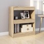 vidaXL Bücherregal/Raumteiler Sonoma-Eiche 60x30x72 cm vidaXL Bücherregal/Raumteiler Sonoma-Eiche 60x30x72 cm