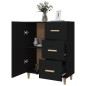 vidaXL Sideboard Schwarz 69,5x34x90 cm Holzwerkstoff vidaXL Sideboard Schwarz 69,5x34x90 cm Holzwerkstoff