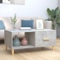 vidaXL Couchtisch Betongrau 89,5x50x40 cm Holzwerkstoff vidaXL Couchtisch Betongrau 89,5x50x40 cm Holzwerkstoff