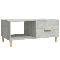 vidaXL Couchtisch Betongrau 89,5x50x40 cm Holzwerkstoff